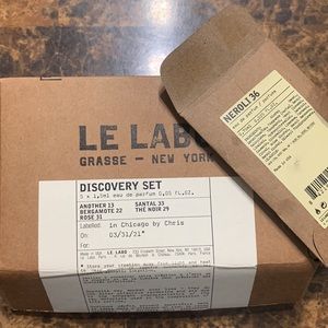 Le Labo Discovery Set Grasse New York Travel Size Perfume